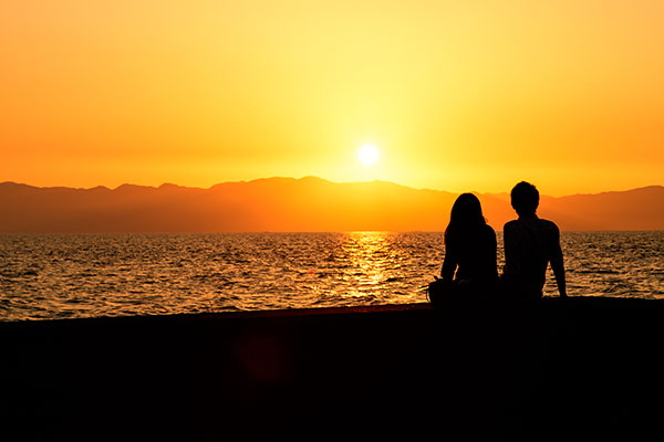 夕日の写真