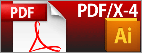 Illustrator CS5でPDF/X-4保存