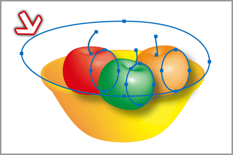 Illustratorの3D機能(回転体)(18)