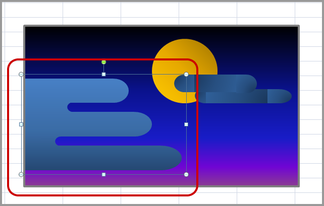 エクセル2007（Excel 2007）で図形と図形を組み合わせてオリジナルの図形を作る(11)