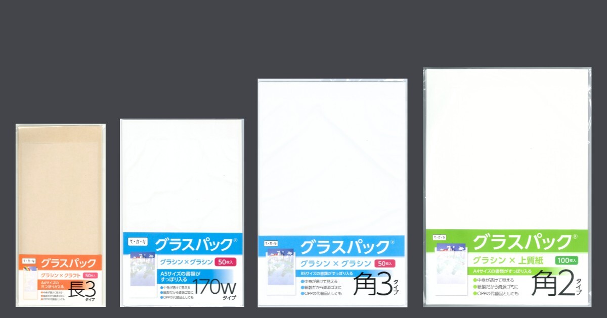 グラスパック既製品
