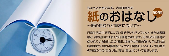 吉田印刷所ニュースレター「YOSHIDA TELLING」2013年5月号《紙のおはなし(2)》