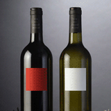 Carre Rouge & Carre Blanc Red and White Wines（The Dieline）