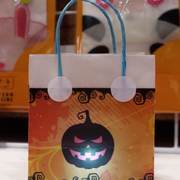 ハロウィン柄のミニチュア手提げ