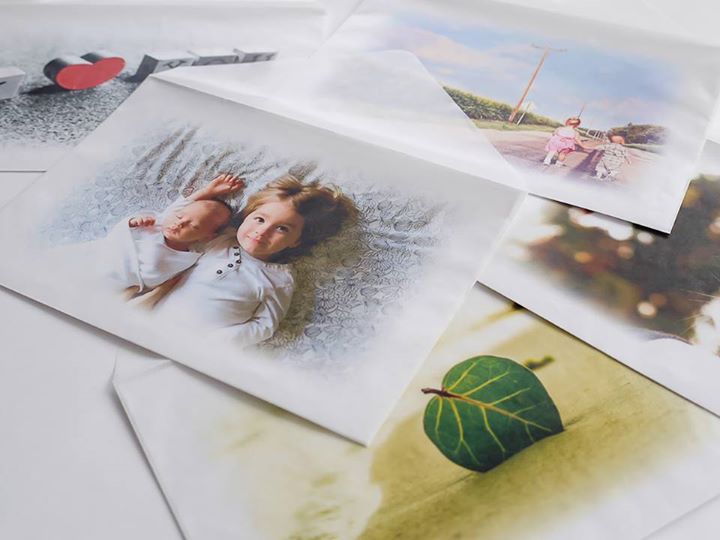 ３種類の“ふた”で楽しむグラシン封筒。横型タイプ写真コレクション