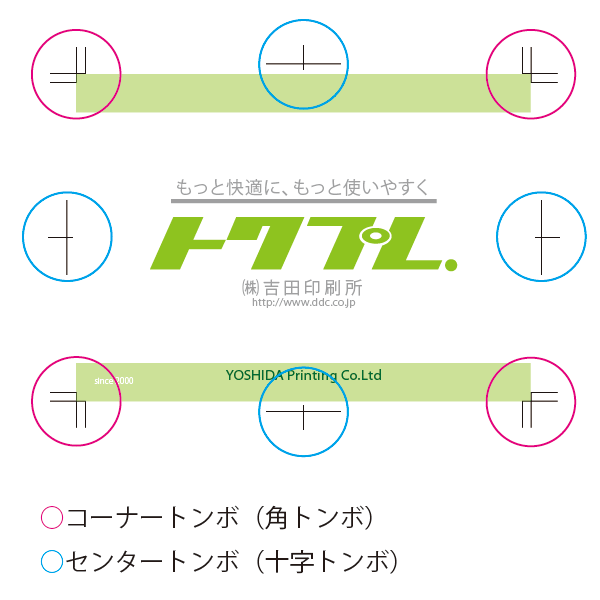 トンボと裁ち落とし 塗り足し について 印刷データ作成ガイド 相談できる印刷通販トクプレ