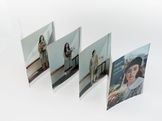 蛇腹折り7山の商品カタログの展開状態