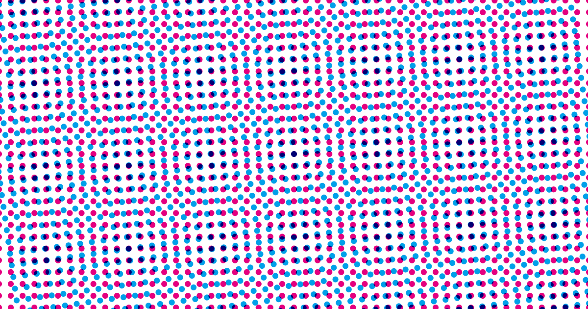 モアレ モワレ の意味 解説 製版 刷版 デザイン 編集 製版工程 Dtp 印刷用語集