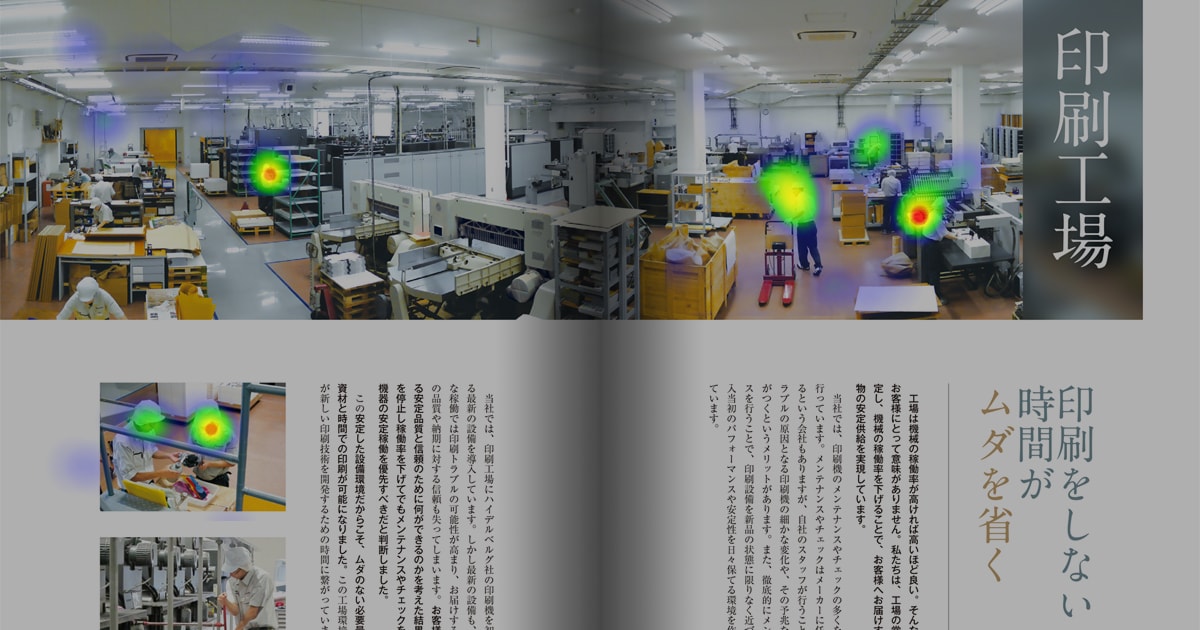 画像:ヒートマップのイメージ
