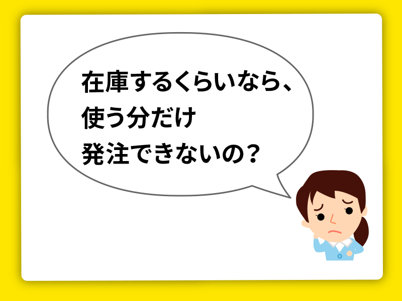 画像：在庫に対する問題提起